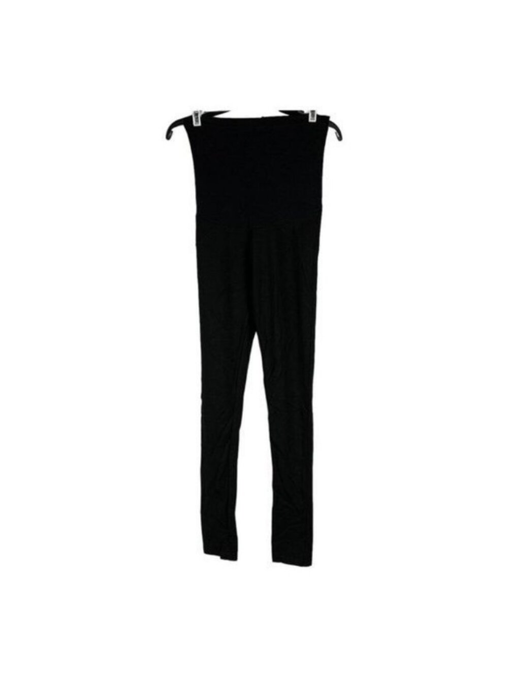 Bella Vida Maternity Black Stretch Skinny Pants Small Rhinestone Pocket Detail